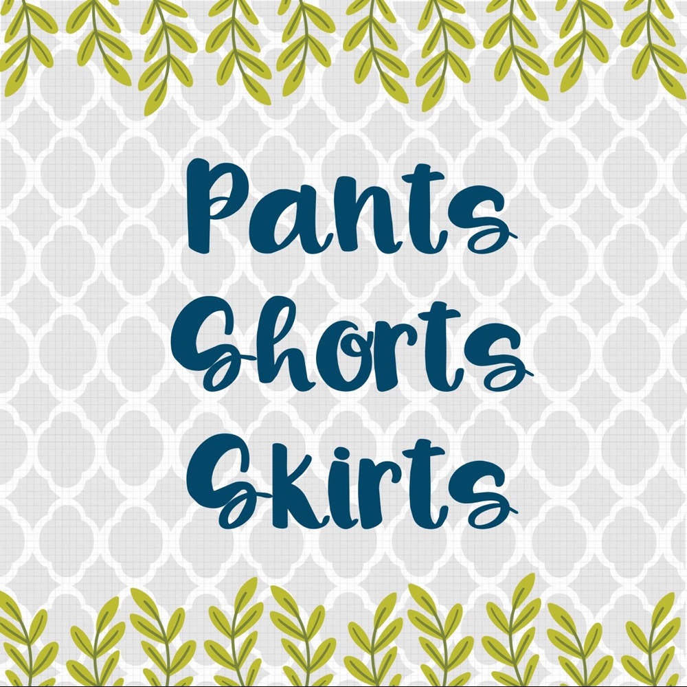 Pants Shorts and Skirts Collection